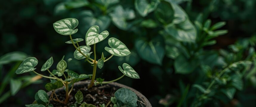The small shrub Peperomia pellucida, referred to as Sirih cina or ketumpang air leaf, typically attains heights of 15-45 cm