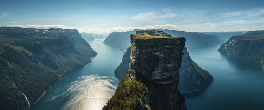 Explore Trolltunga and Fjord in Norway's Norway Mountain Hiking Trail and Waterfall Adventure
