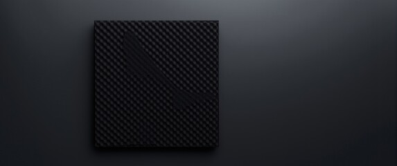 Black polyethylene foam sheets with texture. Top view of PVC foam board. Specially designed packing material.