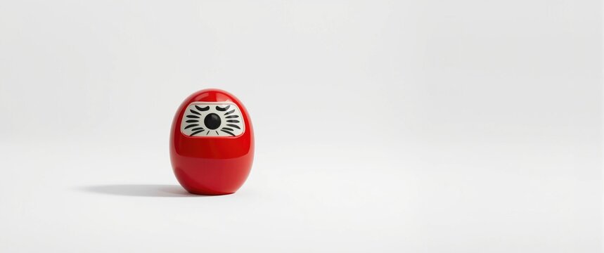 Daruma doll with one eye painted in