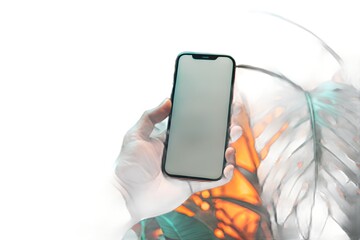 mobile phone in hand