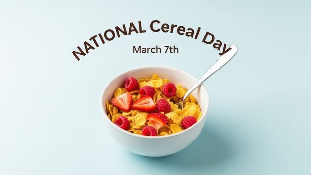 Celebrate national cereal day on march 7th