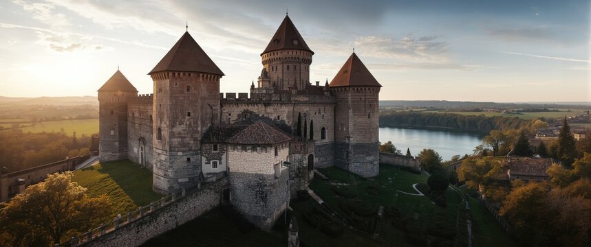 Scenic View of Soave'S Castle Adjacent to Verona