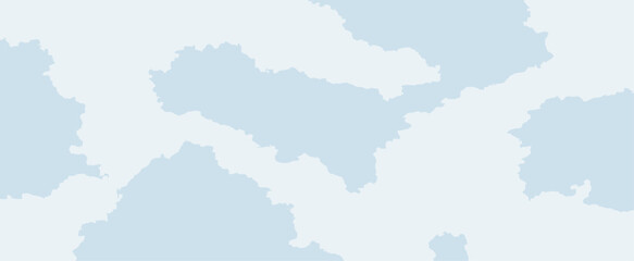 Subtle Light Blue Abstract Cloud Pattern Background Seamless Vector Texture