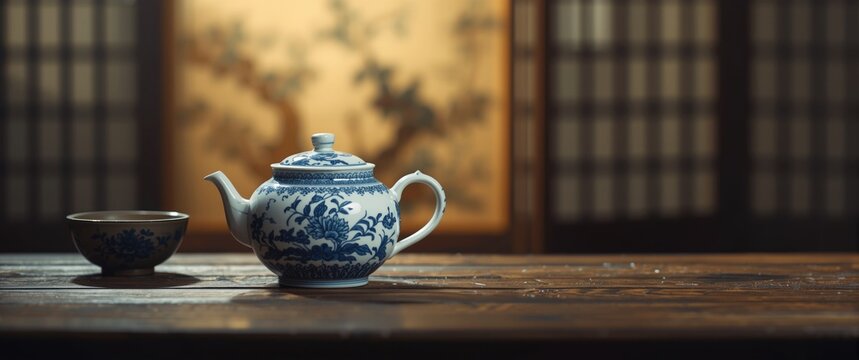 Put the teapot pot in place