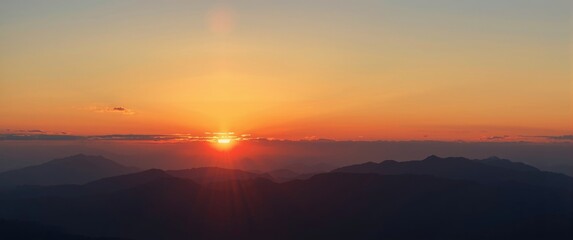 Obraz premium Summer travel sky in abstract form, featuring a breathtaking natural landscape bathed in vibrant light and warm sun hues, with an enchanting display of white, beauty, and orange tones