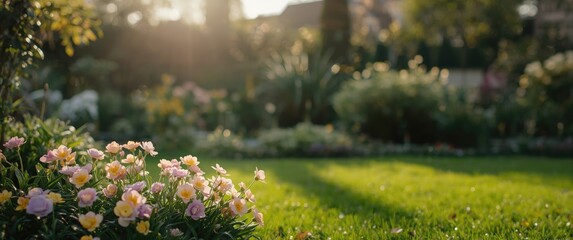 Obraz premium Delightful small blossoms in the garden