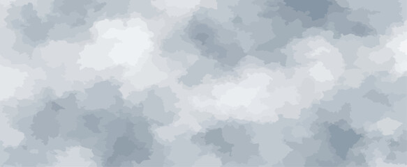 Obraz premium Soft Gray Abstract Vector Watercolor Background Texture Blended Wash Ink Effect