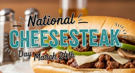 Celebrate national cheese steak day on march 24th