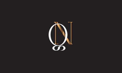 QN, NQ , N , Q , Abstract Letters Logo Monogram