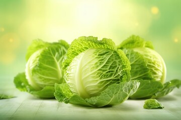 Fototapeta premium close-up of Cabbages