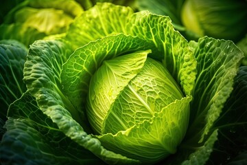 Fototapeta premium close-up of Cabbages