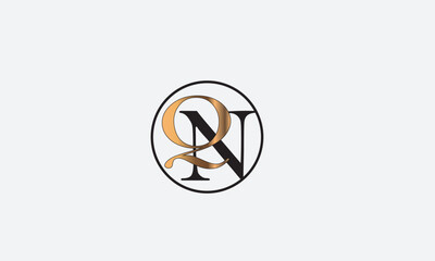 QN, NQ , N , Q , Abstract Letters Logo Monogram