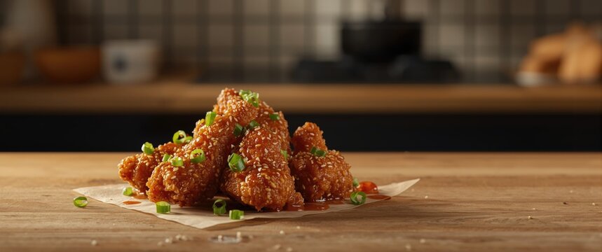 Asian-Style Karaage Fried Chicken: Japanese Cuisine for Meals and Snacks