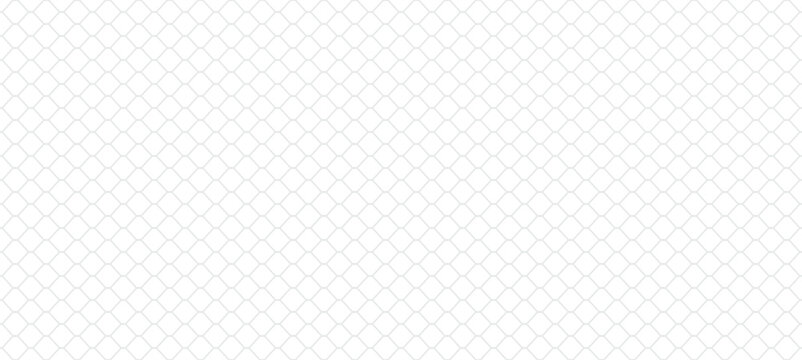 Steel wire chain link fence vector pattern background, steel mesh seamless pattern, grid fence pattern