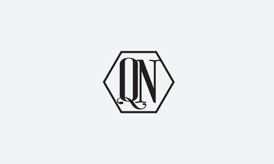 QN, NQ , N , Q , Abstract Letters Logo Monogram