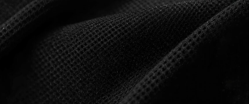 Detailed view of the elastic, stretch fabric construction