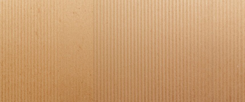 Texture Variations on Cardboard Surface in a Close-up View Suitable for Patterns and Natural Colors