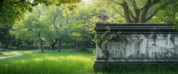 Garden wall located in Thailand