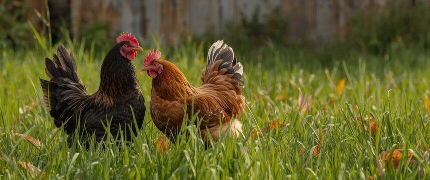 Dominance behavior of Australorp and Cinnamon Queen chickens