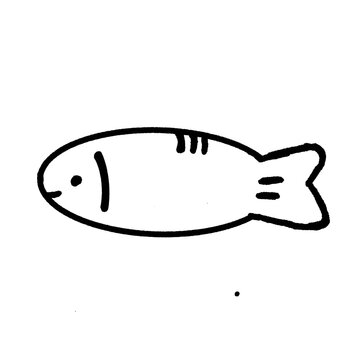 vector illustration of a fish