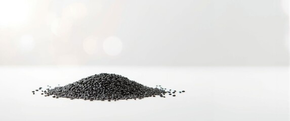 Overview of black sesame background