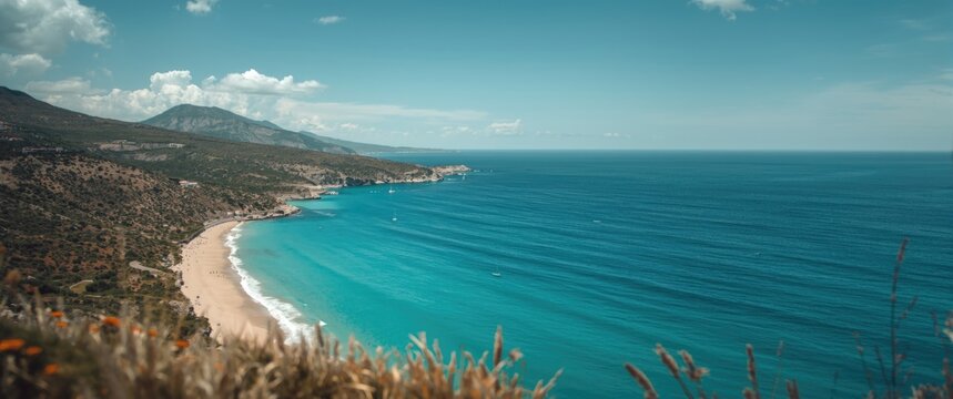 Mediterranean Sea coast of Corsica