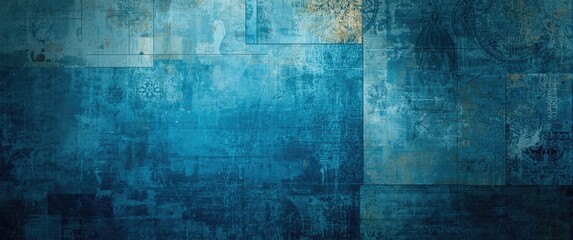 Obraz premium Abstract design on a blue background