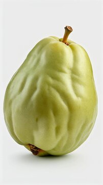 Exotic chayote squash vegetable arrangement against a clean background with studio lighting