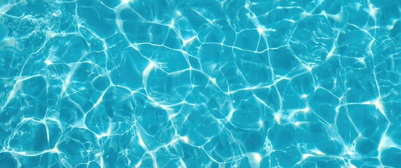 Obraz premium Elegant water surface and texture in swimming pool as background