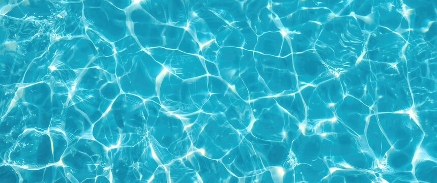 Elegant water surface and texture in swimming pool as background