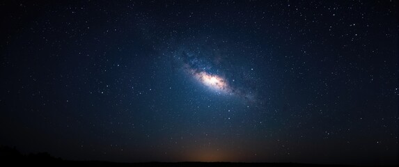 Brightest galaxy in the night sky, the Andromeda Galaxy, features a visible core to the naked eye during dark conditions and is as large as four full moons in space.