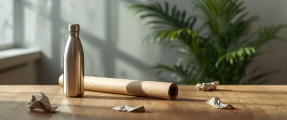 Sustainable Packaging Solutions: Metal Bottles and Kraft Paper for Environmentally Friendly Practices