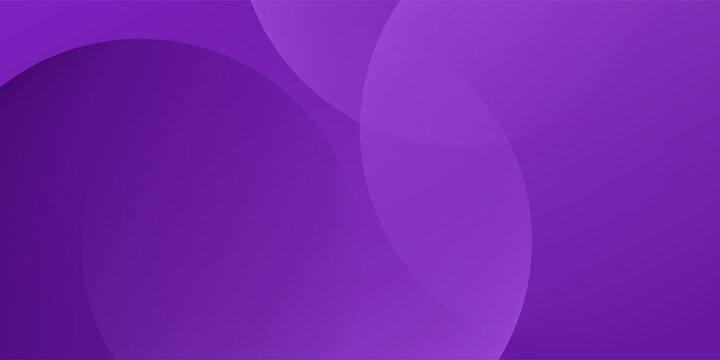 Purple circle overlap modern abstract background for template design, banner, poster, wallpaper. Vector Eps10
