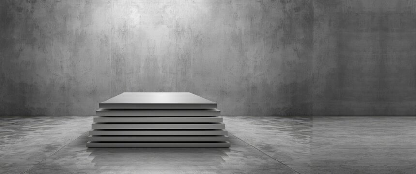Stacked stainless steel flat bar