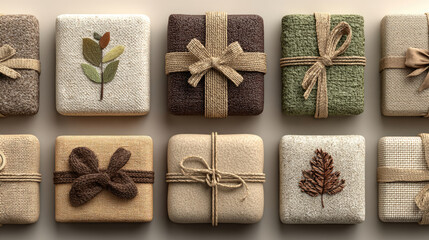 Artisan Soaps Elegantly Wrapped A Collection of Natural Beauty.