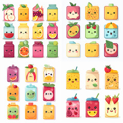 set of cartoon animals