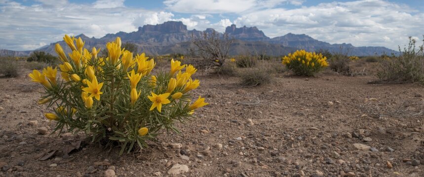 Nevada's Clark County: Gold Butte National Monument's Hairyback turtlebeast (Psathyrotes pilifera) thriving on Chinle with turpentine aroma