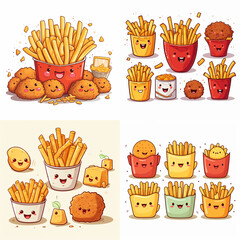 fast food icons