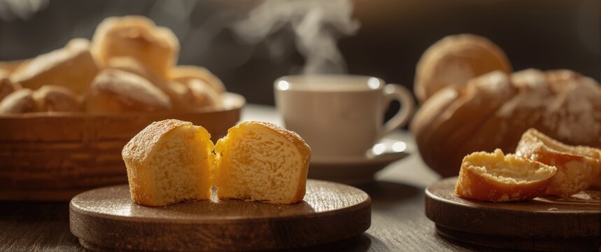 Malaysia's Kuih Bahulu: Traditional sweet egg sponge muffin cake