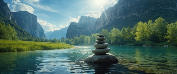 Creekside cliffs by the coast