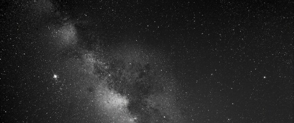 Fototapeta premium Genuine photograph of the Milky Way