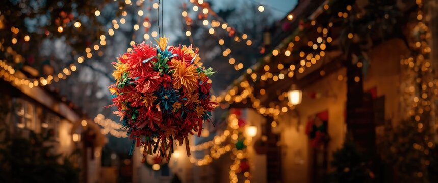 Social media content about Mexican posadas with important features