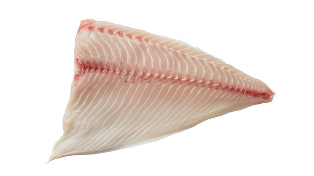 Raw Fish Fillet white pink isolated on a transparent background