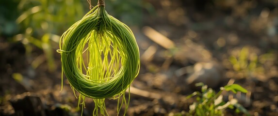 Many traditional Chinese yards feature the stringy strands of the Chinese long bean