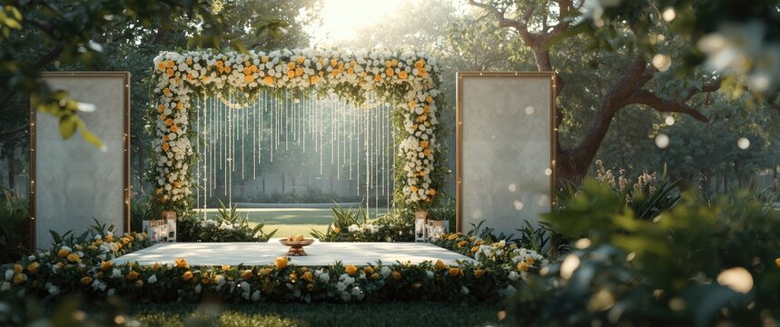 Stock Photo of Cultural Wedding Decorations