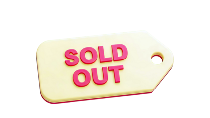 Sold Out Tag