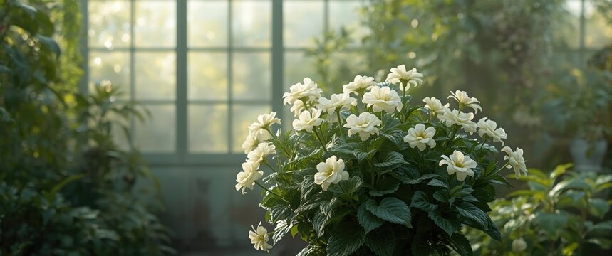 Cineraria cultivation in greenhouse or hothouse environments