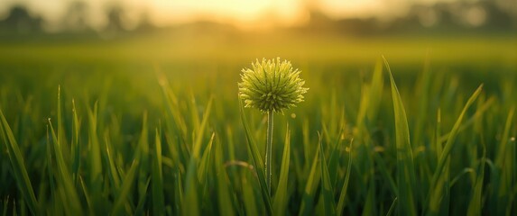 Fototapeta premium Beautiful Green Flower from Nature