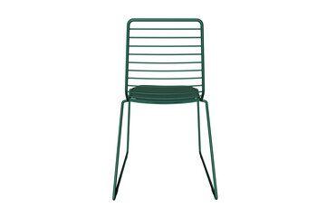 Modern Wireframe Metal Side Chair 3D Model